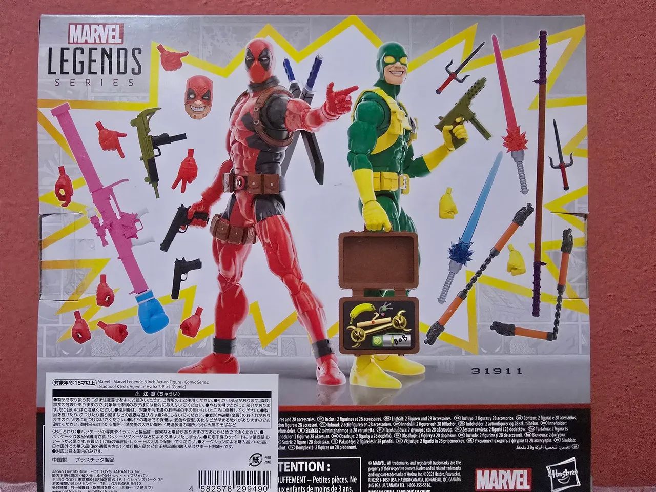 Marvel Legends SDCC 2023 Exclusive Deadpool and Bob Agent of Hydra - Foto 2