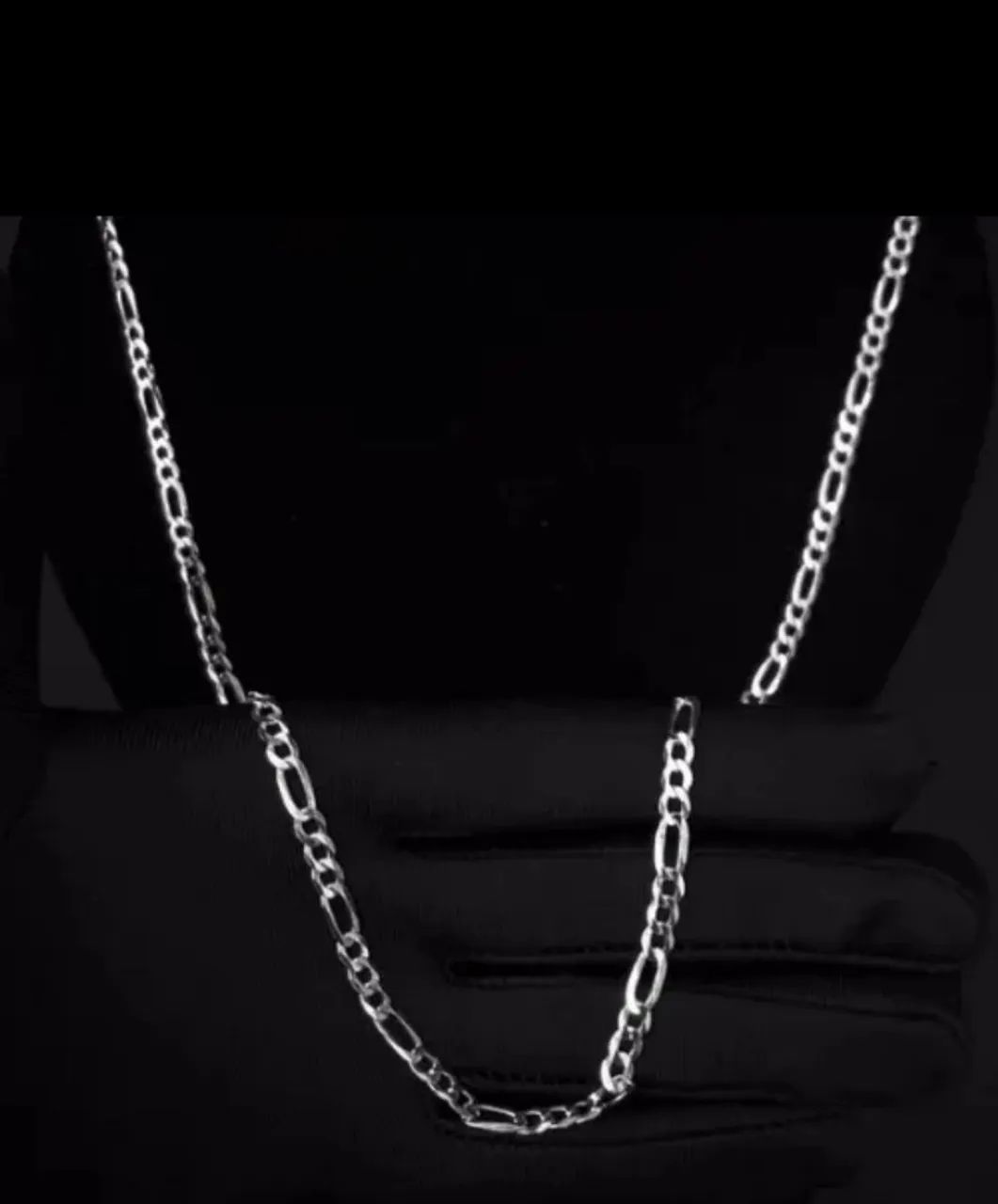 Corrente de prata 3X1. - Foto 2