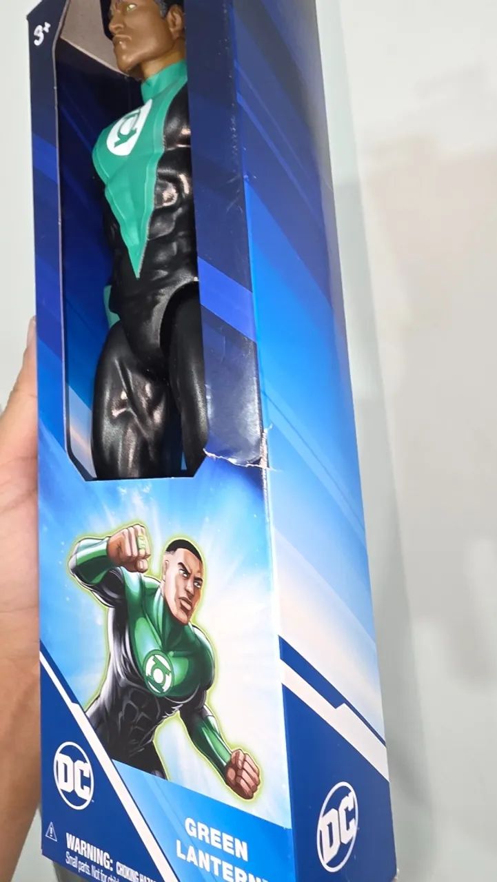 Boneco Lanterna Verde 30 Cm Spin Master Sunny Novo Green Lantern - Foto 5