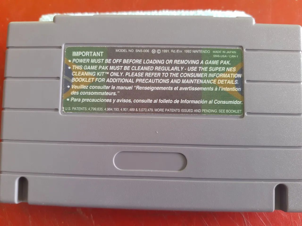 Final fight em português pcb original, cartucho repro. - Foto 3