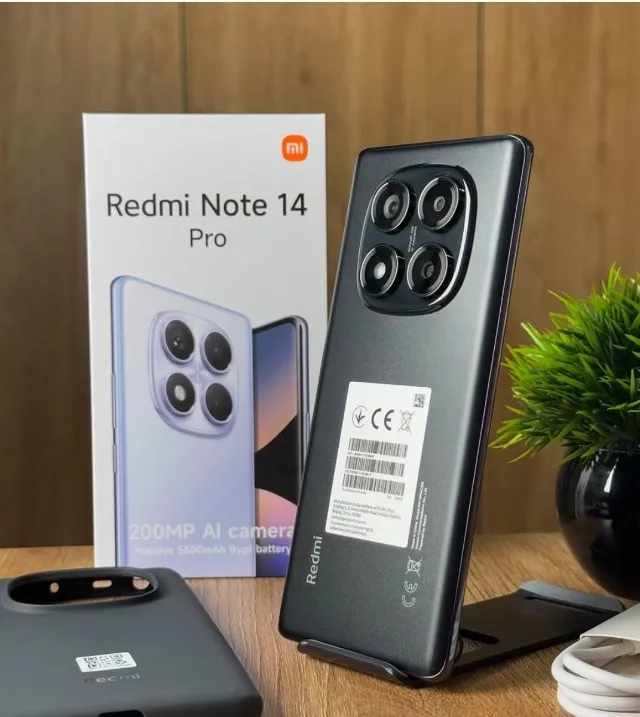 Novo Redmi Note 14 Pro 4g 8/256 Preto - Global