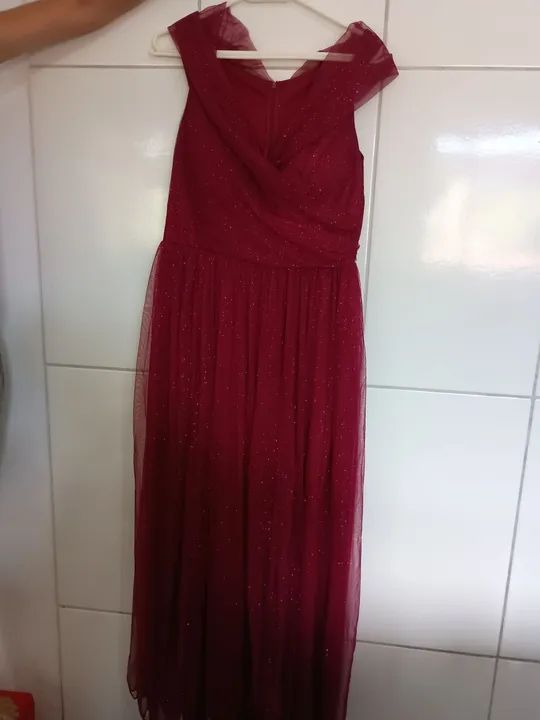 Vestido Longo Vermelho para Festa - Foto 3