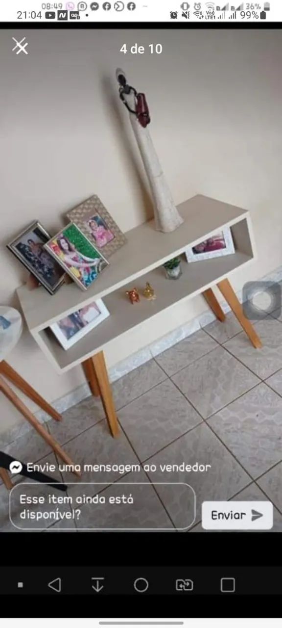 Vendo lindas mesinha de canto e aparador Fabricação própria  - Foto 3