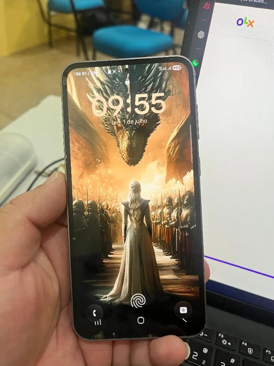SAMSUNG GALAXY S23 FE 128GB (Ainda na garantia e com seguro!)