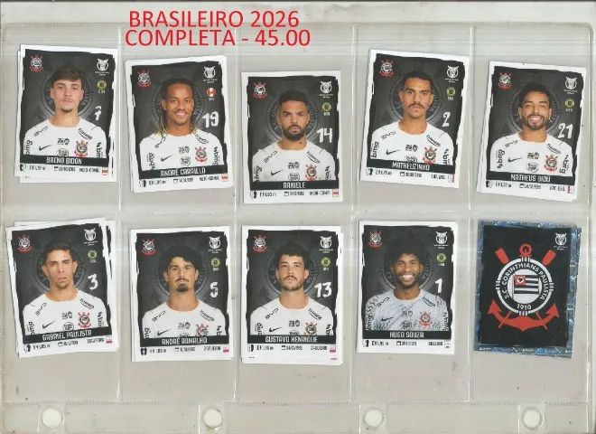 FIGURINHAS CAMPEONATO BRASILEIRO - CAM / CORINTHIANS  - Foto 3