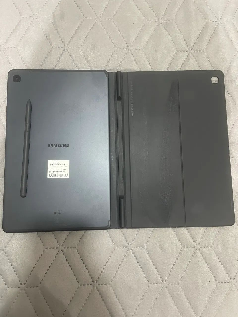 Galaxy Tab S6 LITE / na caixa com nota 