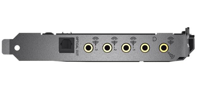 Placa de áudio sound blaster ae-7