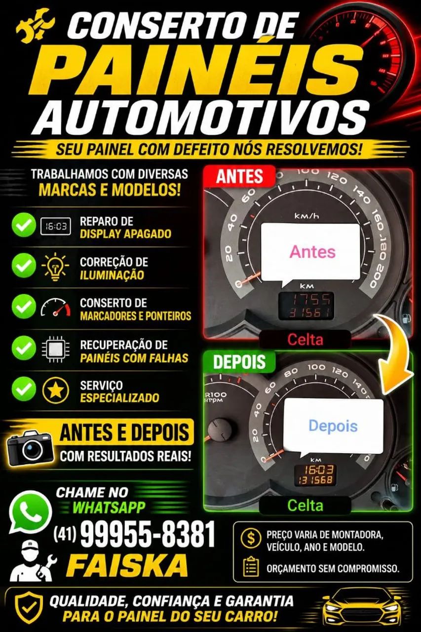 Painel de instrumentos 