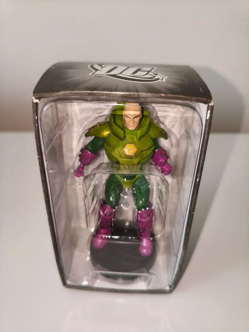 Miniatura Lex Luthor Eaglemoss DC #10 Metal + Caixa + Fascículo - Foto 3