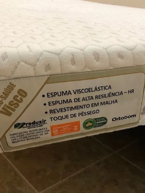 Cama com Base Elétrica Motorizada/Reclinável de Solteiro - Ortobom (Usado) - Foto 3