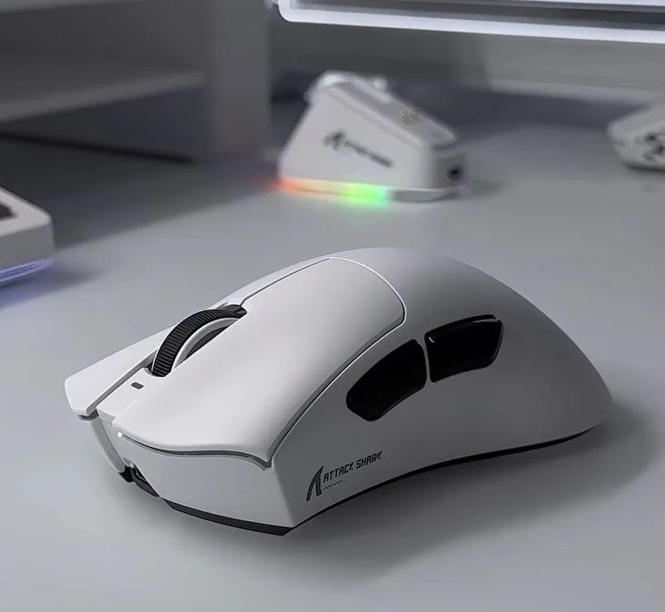 Mouse gamer Attack shark V3 pro com dock de carregamento  - Foto 3
