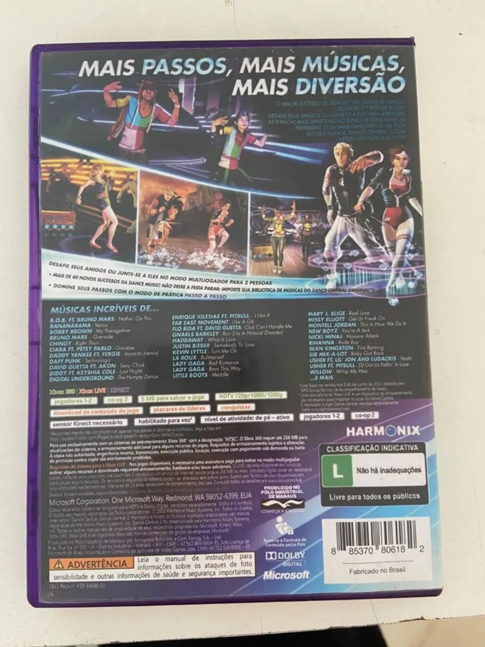 JOGO DANCE CENTRAL 2  PARA XBOX 360 - Foto 2