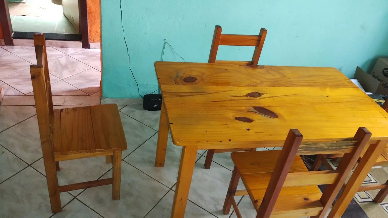 Mesa de jantar com 4 cadeiras - Foto 5