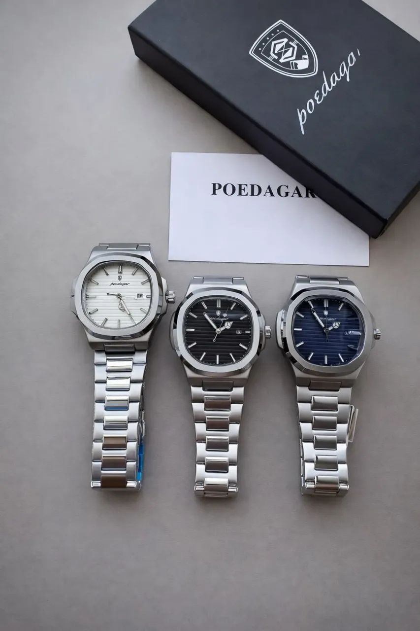 RELÓGIO POEDAGAR PREMIUM - ELEGÂNCIA E QUALIDADE QUE IMPRESSIONAM! - Foto 3