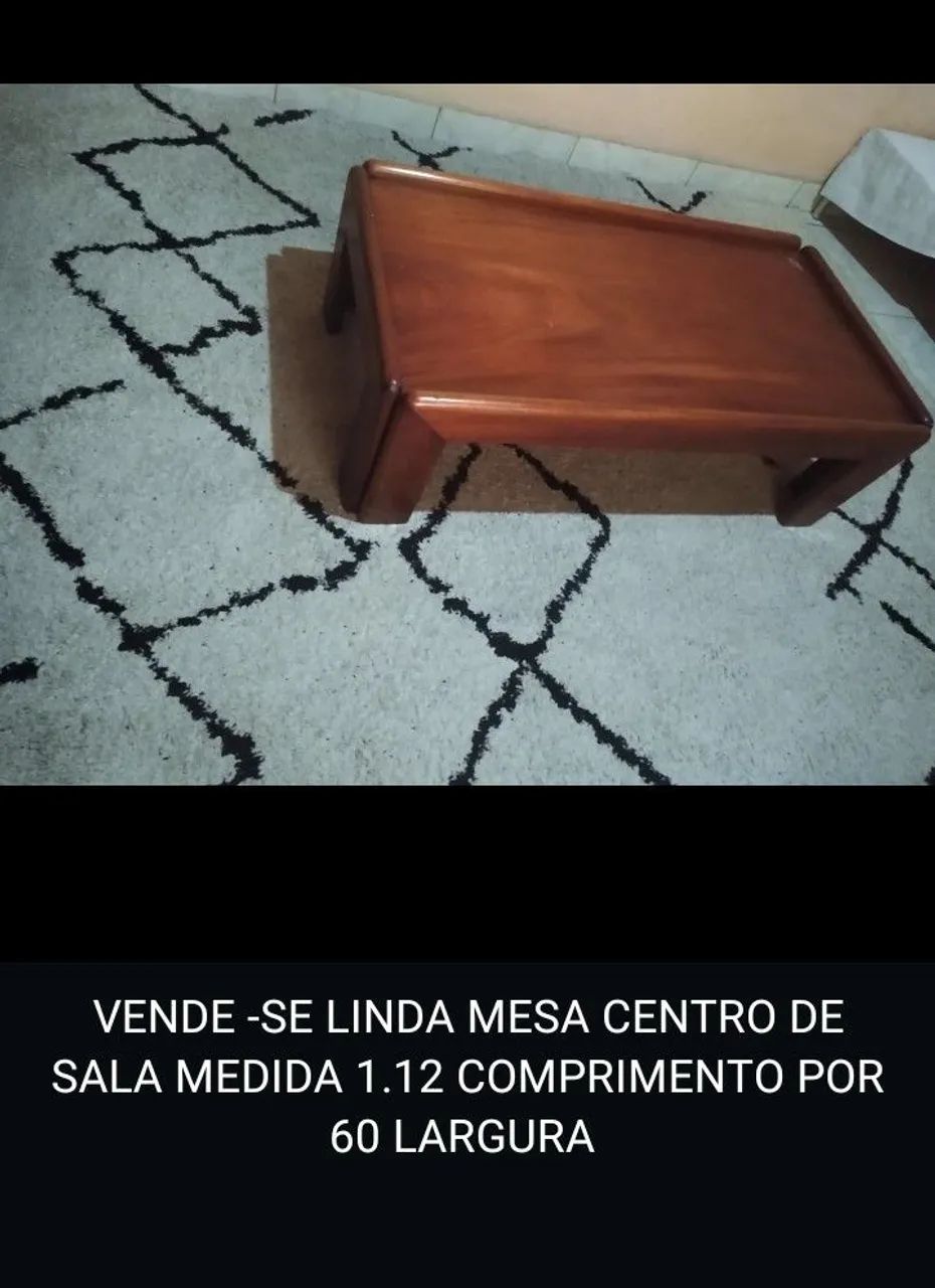 MESA CENTRO DE SALA DE MADEIRA 