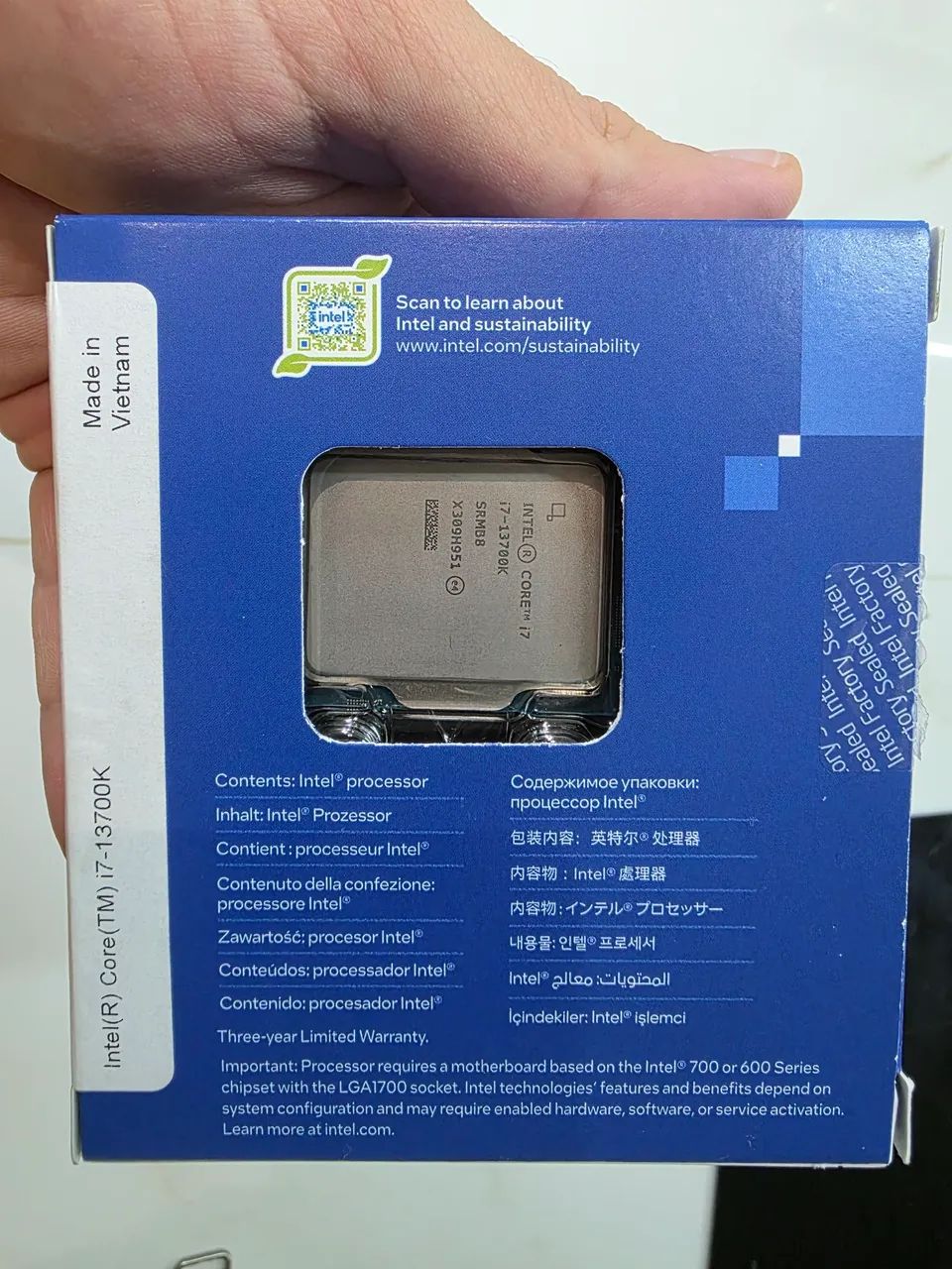 Processador Intel Core I7 13700k Lga 1700  - Foto 3