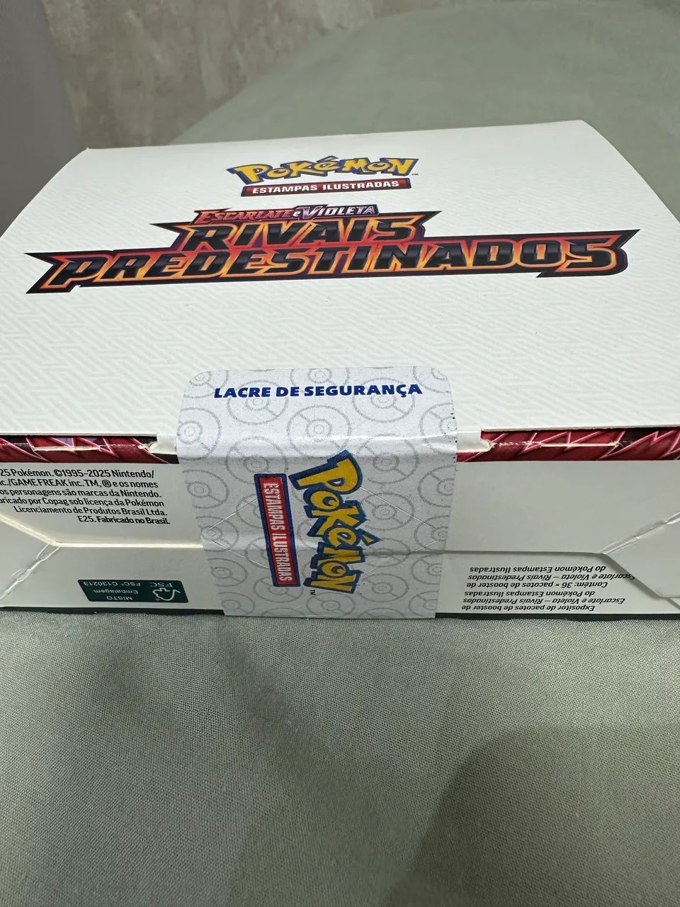 Booster Box Pokemon lacrada Rivais Predestinados  - Foto 4