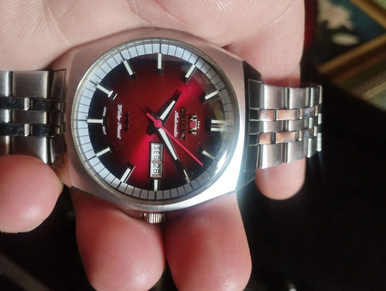 Relógio orient masculino automático novinho usado pouco 