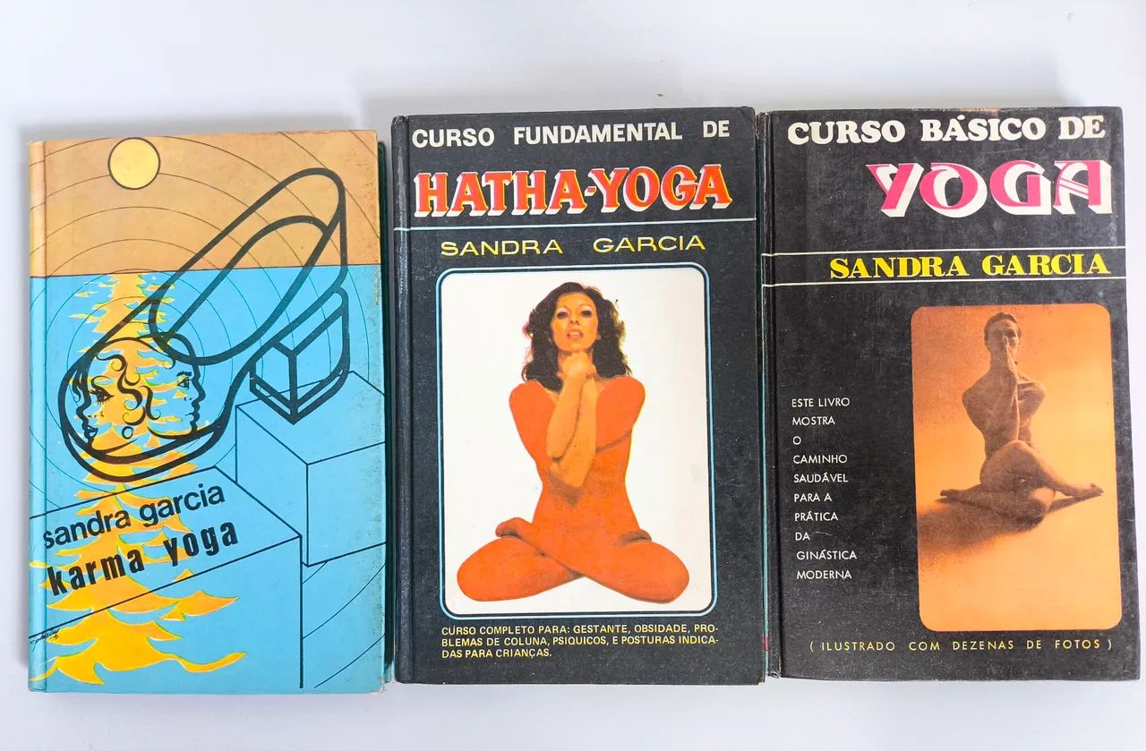 Coleção 3 Livros Yoga - Sandra Garcia (Hatha, Karma e Básico)
