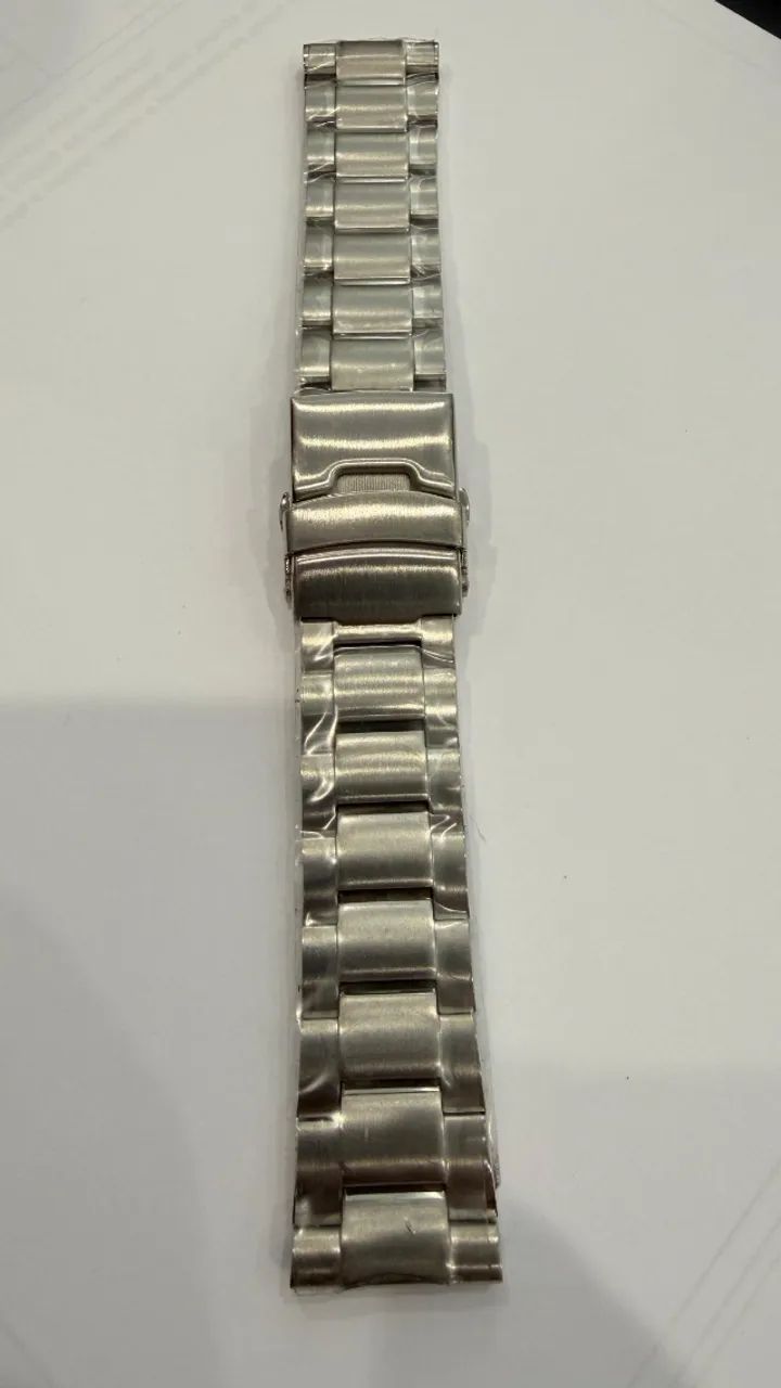 Bracelete Pulseira Aço Relógio 22mm Universal Seiko - Foto 3
