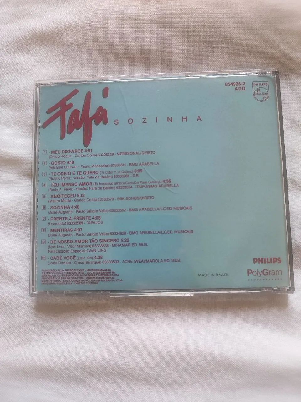 Fafa de Belém  cd sozinha novissimo - Foto 2