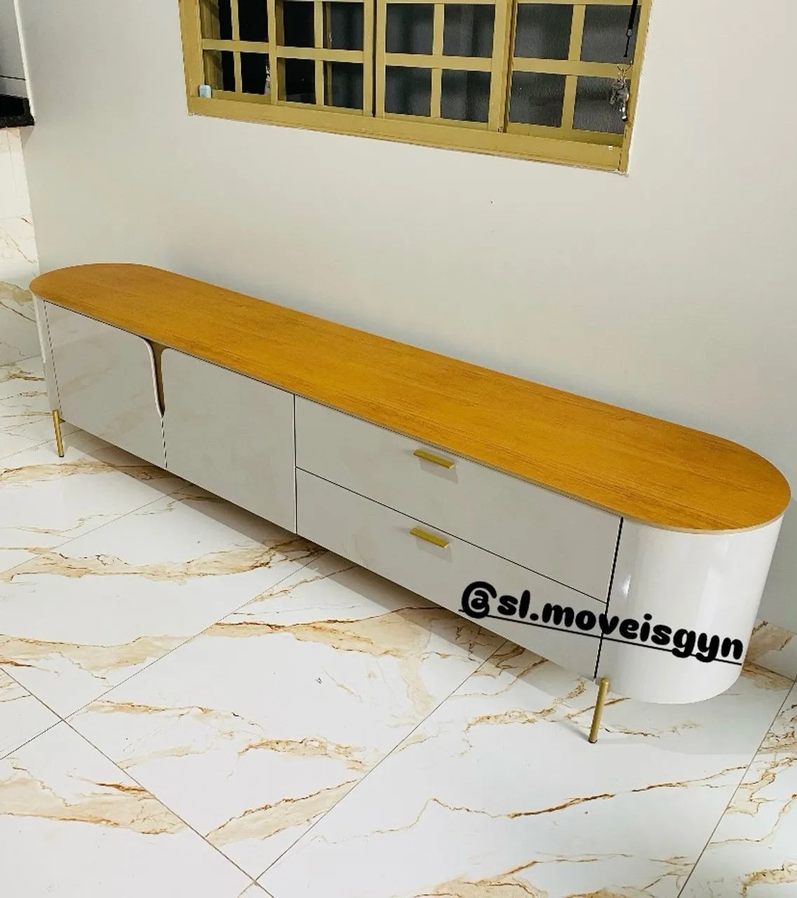 Rack bancada Celine MDF 2,41m - Promoção 