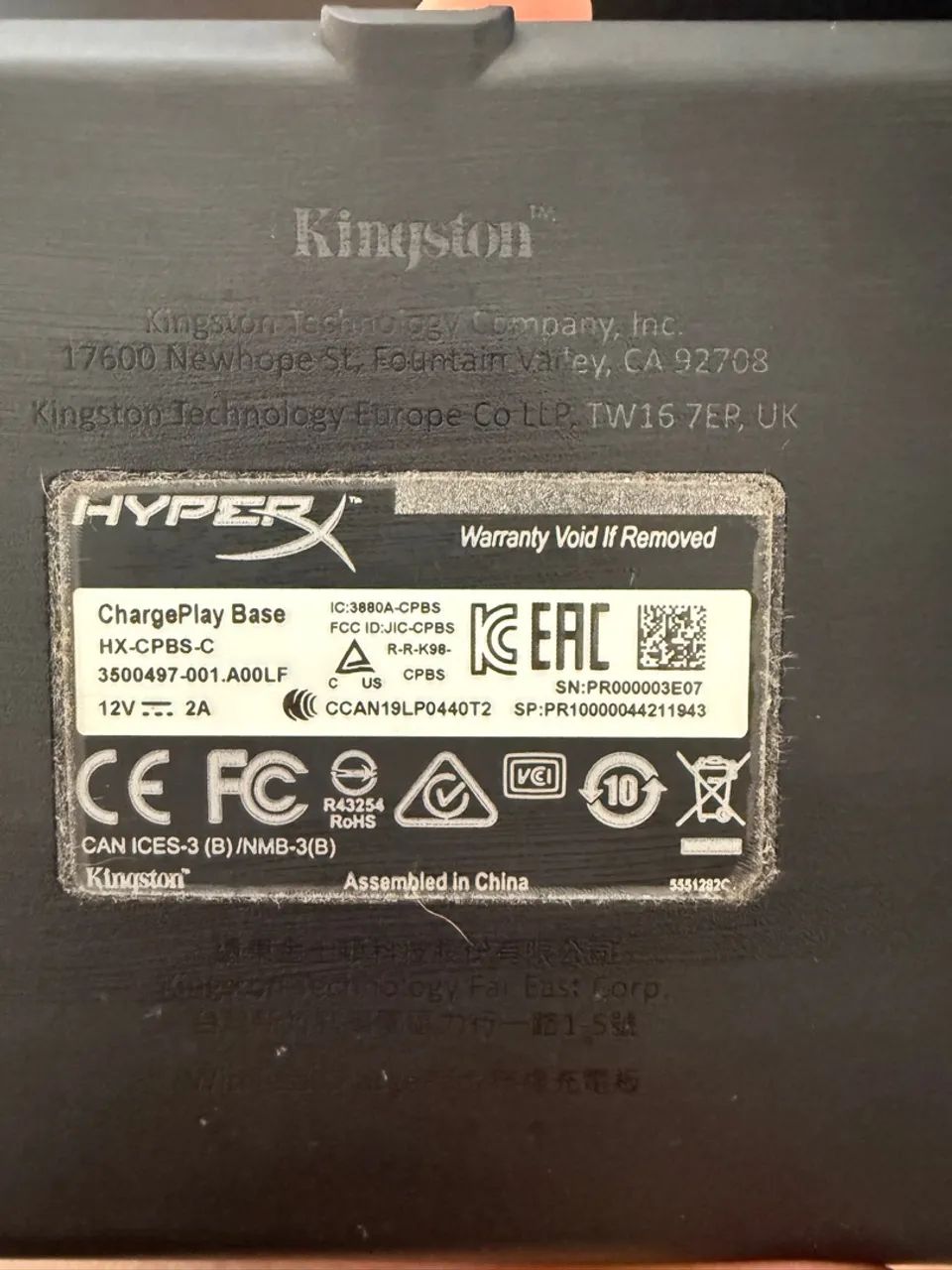 Base Carregadora Wireless HyperX ChargePlay Duo Qi - Foto 3