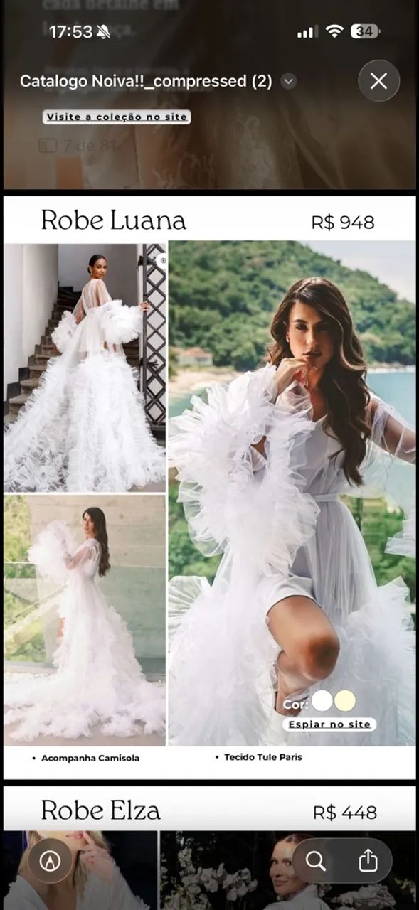 Robe para noiva