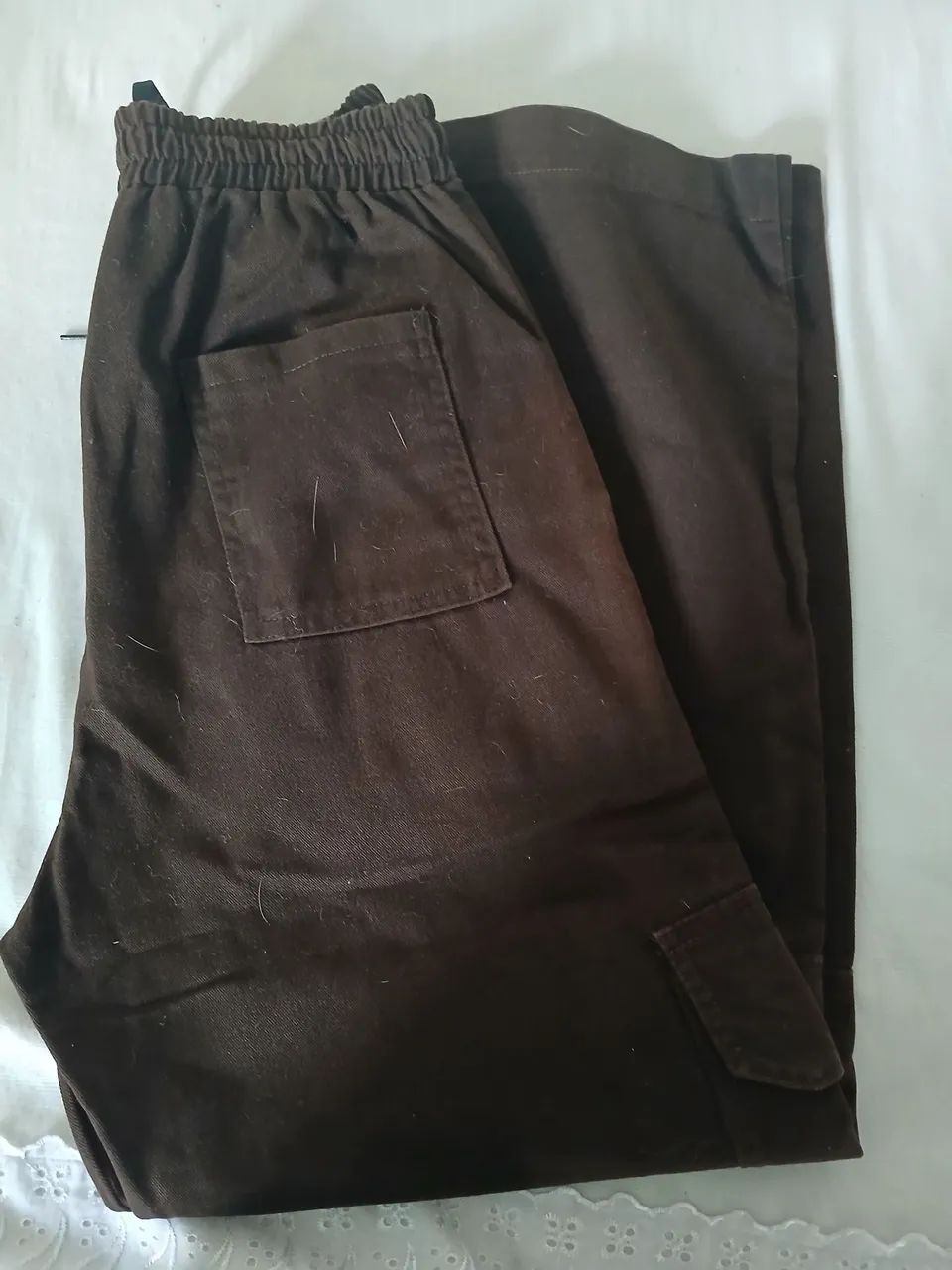 Calça Marrom tamanho M - Foto 2
