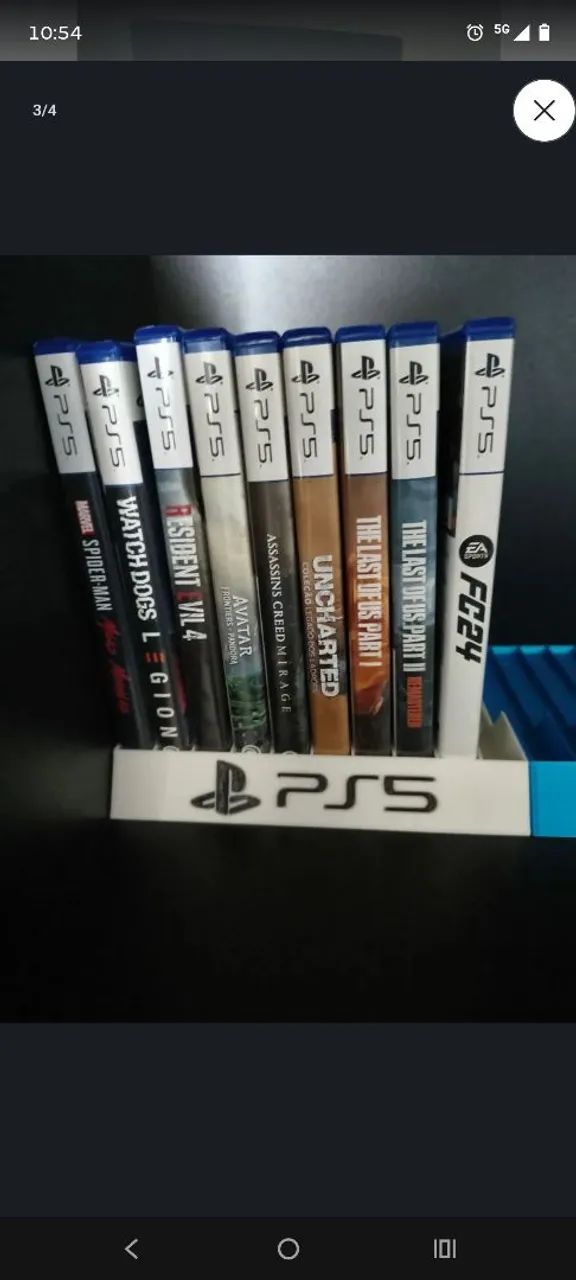 Vendo PS5 completo com Smartv Samsung 50 polegadas 4K. - Foto 3