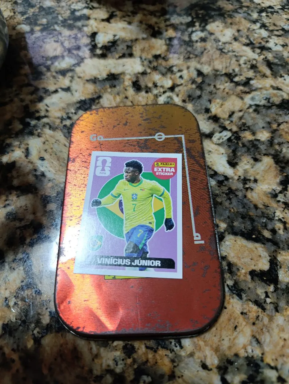 Vinicius Junior bronze extra sticker copa do mundo 2026 panini