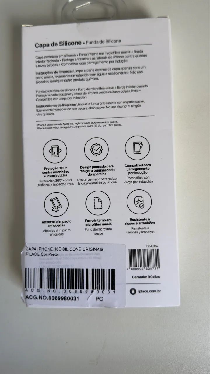 Capa iplace original iPhone 16e /17e - Foto 5