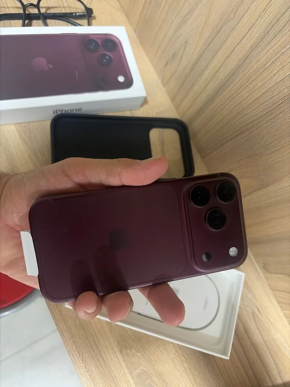 iPhone 18 pro zero bordô - Foto 2