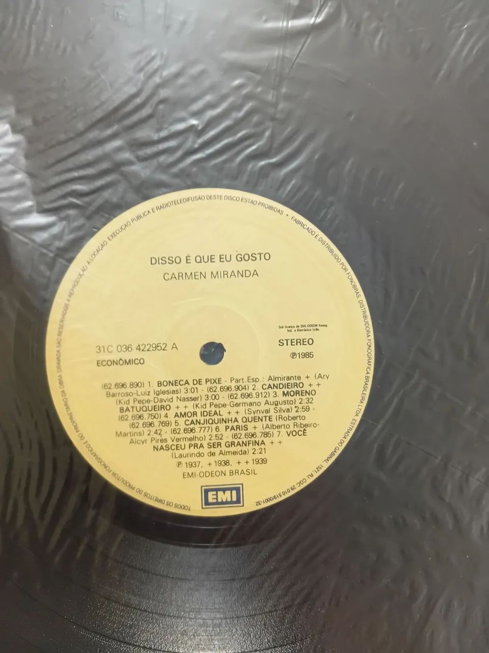 Disco vinil Carmen Miranda ( Raridade) - Foto 4