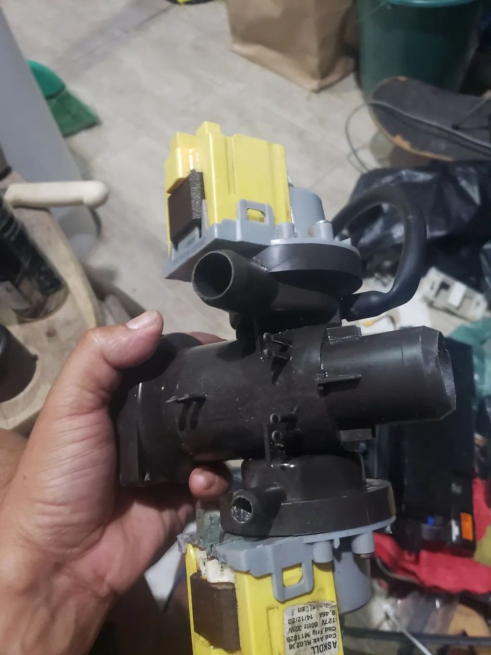 Kit Eletrobomba Drenagem e Reciclação Lava e Seca LG 127v - Foto 4