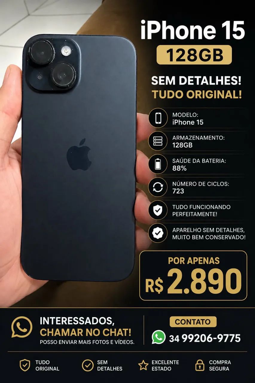 Vendo iPhone 15 128Gb