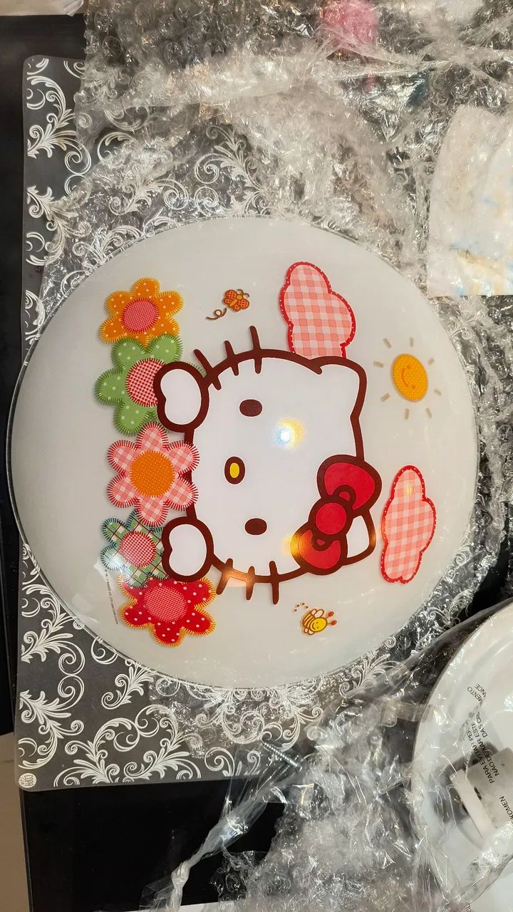 Arandela lustre plafon Hello Kitty 
