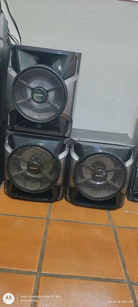 CAIXA DO MINI SYSTEM SONY GPX 8 