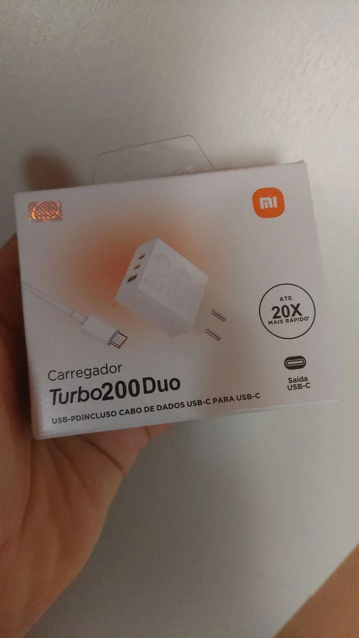 Carregador Xiaomi Turbo!