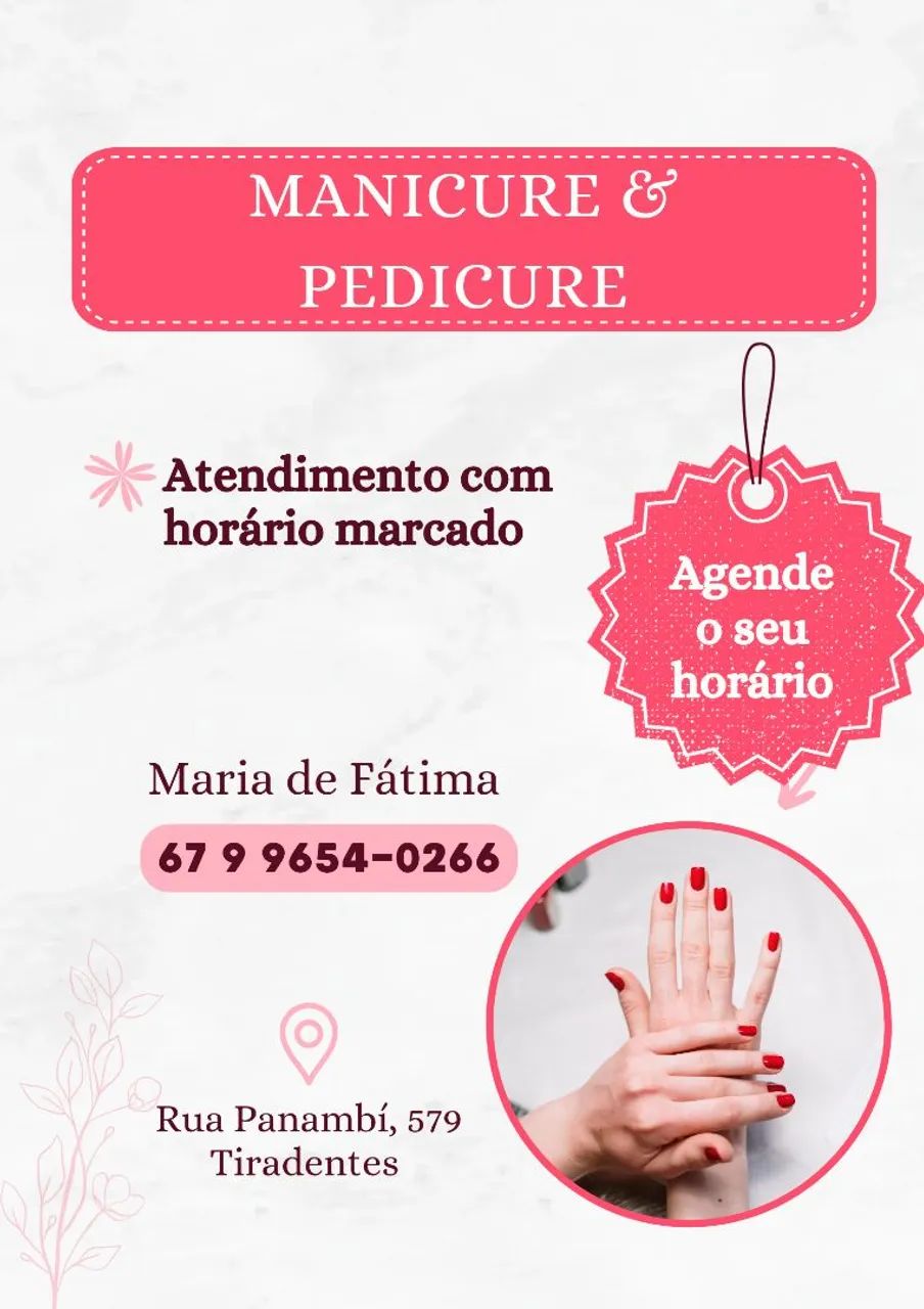 Manicure e Pedicure Bairro Tiradentes 