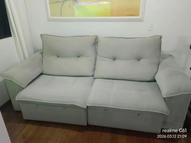 Sofá Retrátil 2 lugares 