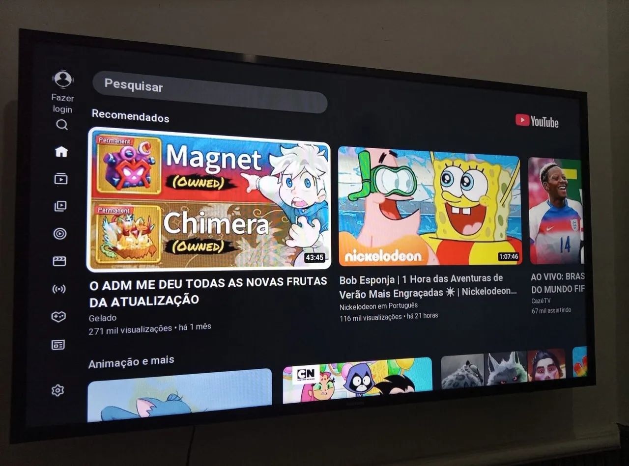 TV SAMSUNG SMART 43 POLEGADAS FUNCIONANDO NORMALMENTE  - Foto 3