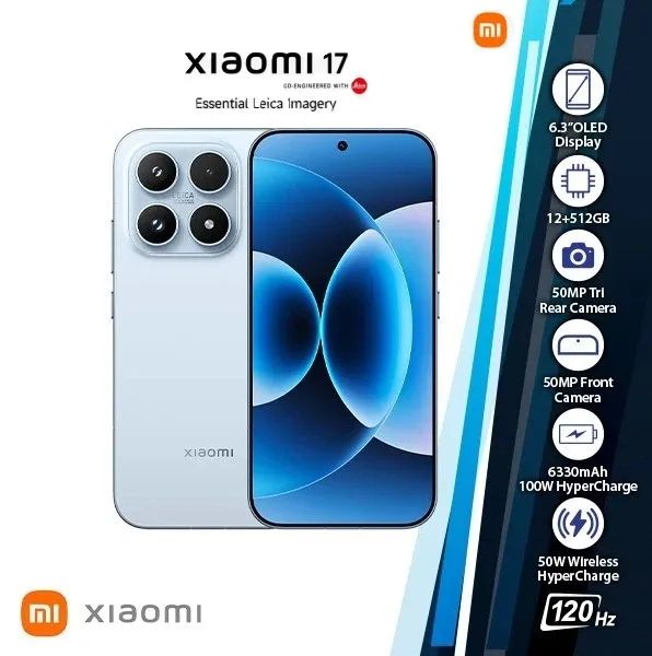 Xiaomi 17 12GB 512GB GLOBAL NOVO - Celulares e Smartphones Xiaomi 17 12GB 512GB GLOBAL NOVO - Celulares e Smartphones