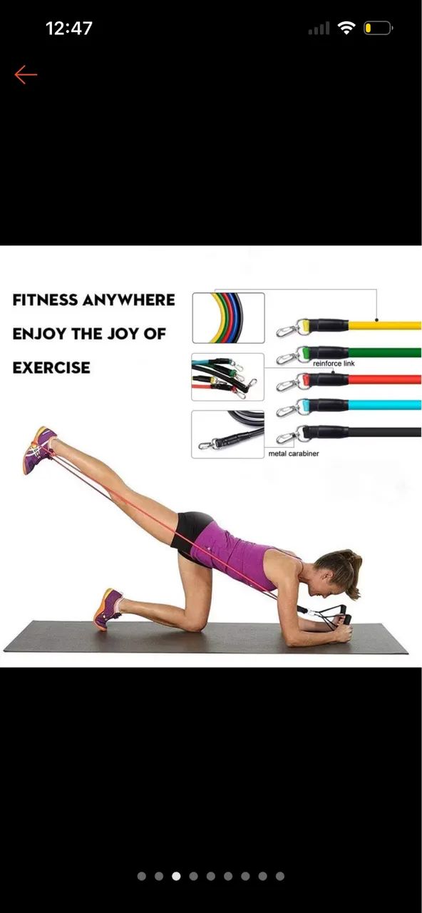 Kit elástico para exercícios!! - Foto 4