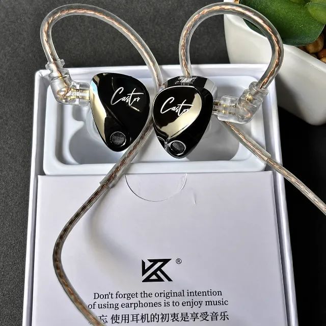 Fone de ouvido KZ Castor Edição Performance de Graves