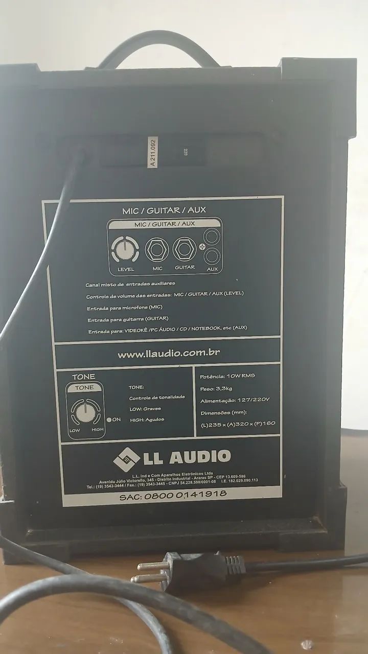 caixa amplificada multiuso LL Audio LX 40.  - Foto 2