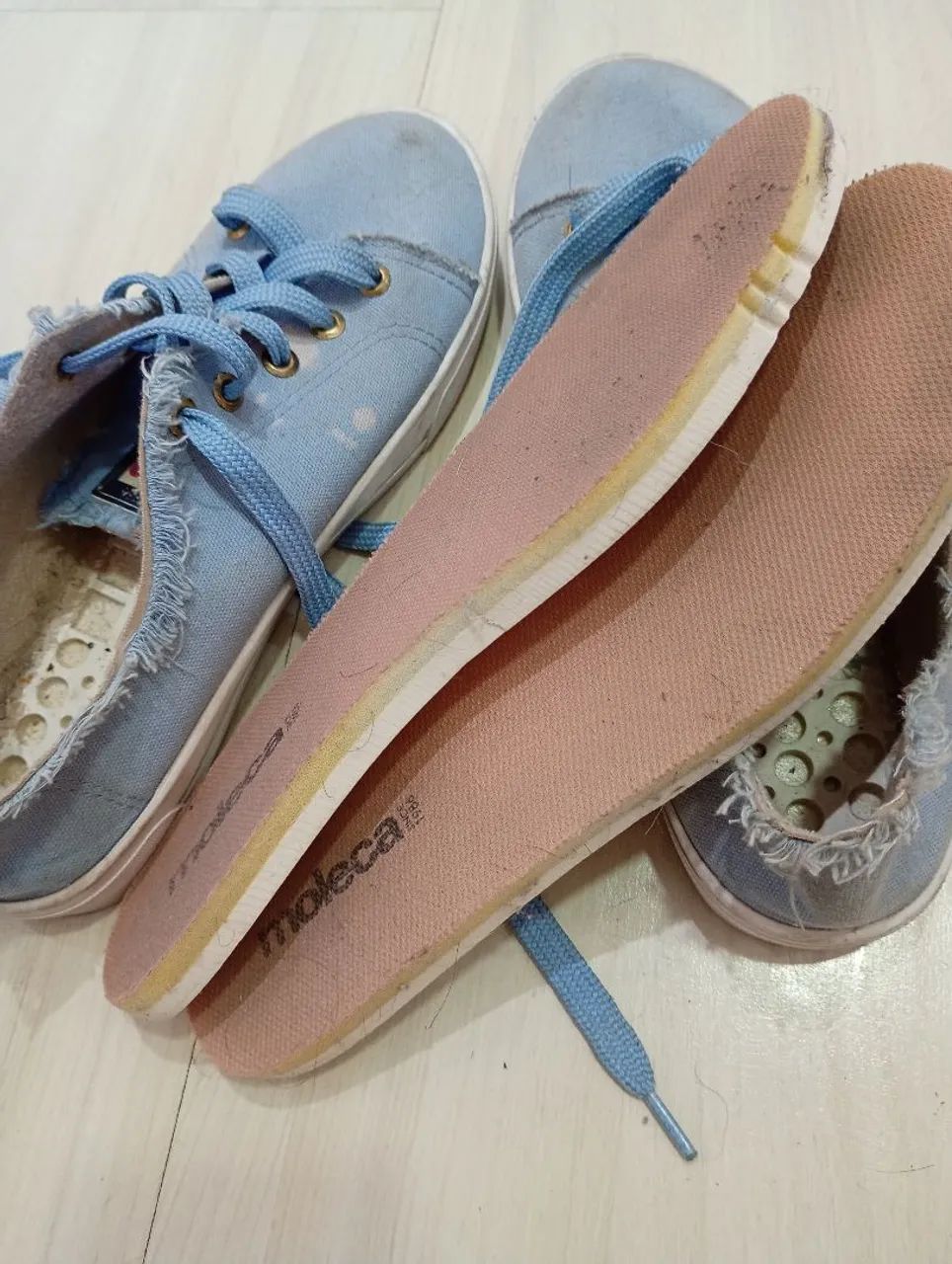 Tênis Feminino Moleca Casual Desfiado  - Foto 4