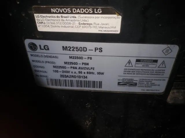 TV COMPLETA COM TELA QUEIMADA M2250D LG