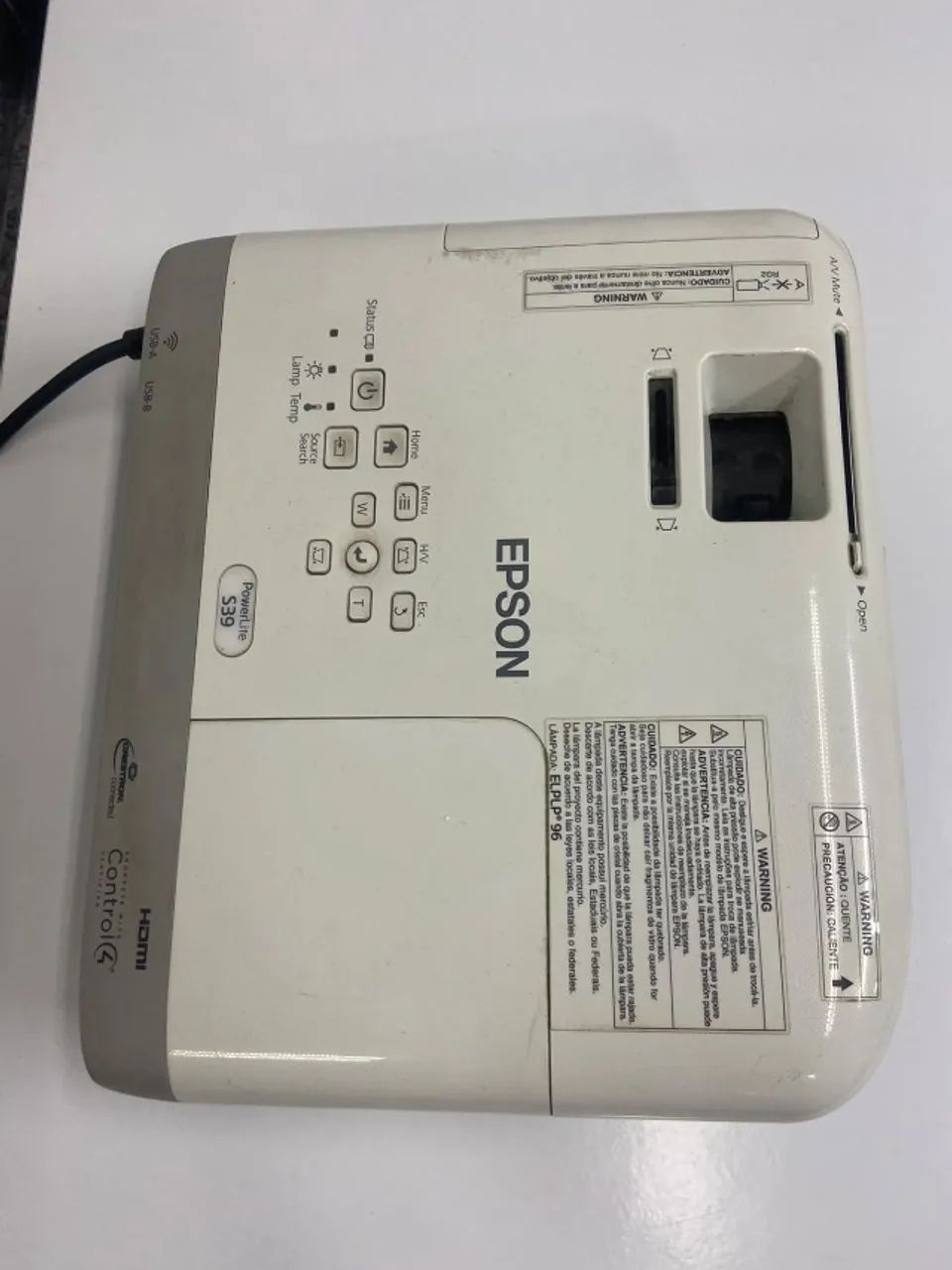 Projetor Epson PowerLite s39 - Foto 4
