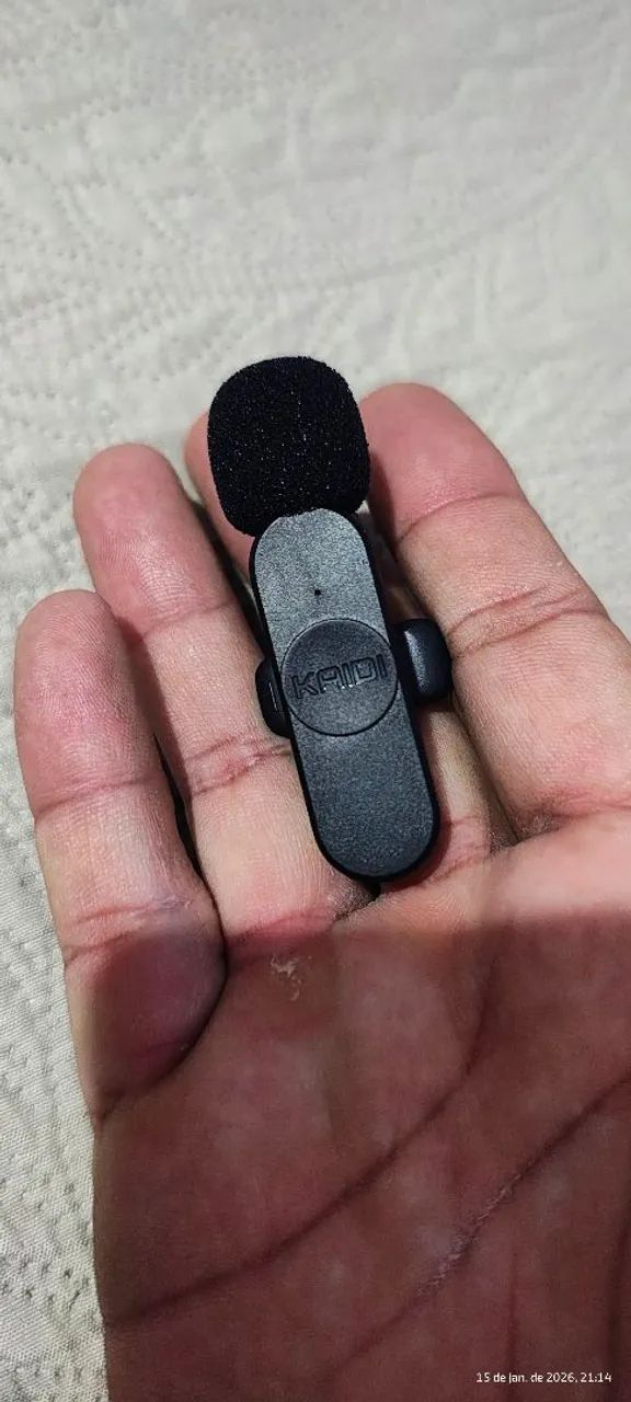 Microfone de lapela  - Foto 2